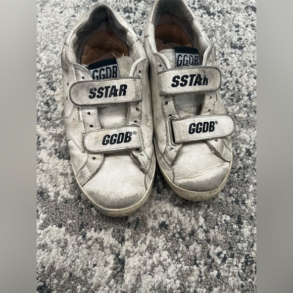 Golden Goose Distressed White Sneakers - Picture 1 of 5